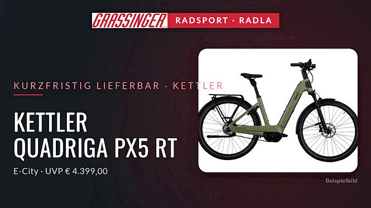 KETTLER QUADRIGA PX5 RT – kurzfristig lieferbar bei RADLA Lambach
