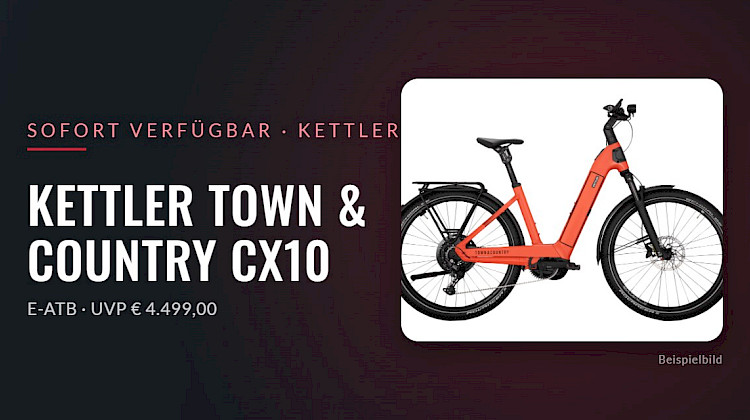 Kettler Town & Country CX10 – sofort verfügbar bei RADLA Lambach